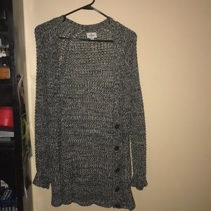 Black and white cardigan